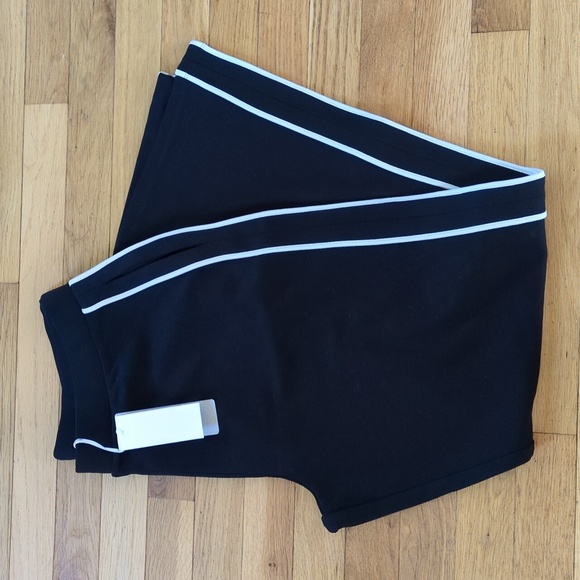 The White Company Double Side Stripe Jersey Trouser In Black Size 16 - Picture 5 of 11